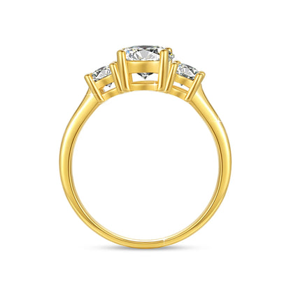18k Gold Ring Moissanite For Women