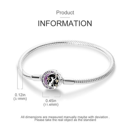 925 Sterling Silver Bracelets 17-20CM Original Leaf Clover Butterfly Heart Bracelet Fit DIY Charms Beads Fashion Women Jewelry