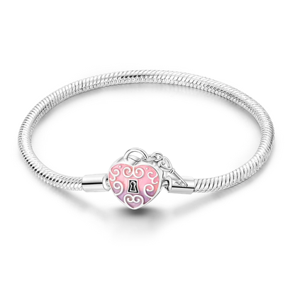 925 Sterling Silver Bracelets 17-20CM Original Leaf Clover Butterfly Heart Bracelet Fit DIY Charms Beads Fashion Women Jewelry