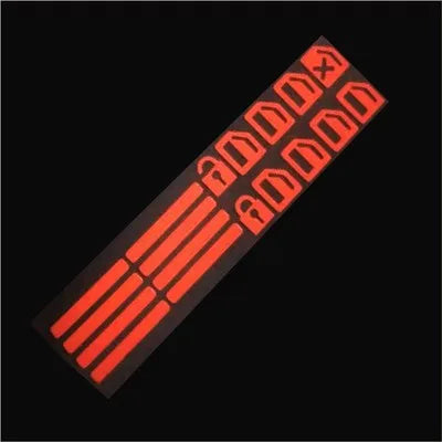 Car Window Button Luminous Sticker Lifter Switch Night Fluorescent Decals Cars Interior Stickers Auto Accessories