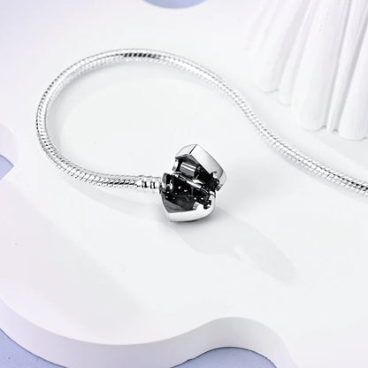 925 Sterling Silver Bracelets 17-20CM Original Leaf Clover Butterfly Heart Bracelet Fit DIY Charms Beads Fashion Women Jewelry