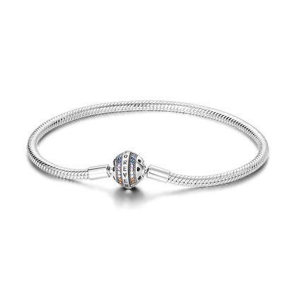 925 Sterling Silver Bracelets 17-20CM Original Leaf Clover Butterfly Heart Bracelet Fit DIY Charms Beads Fashion Women Jewelry