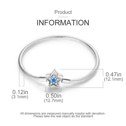 925 Sterling Silver Bracelets 17-20CM Original Leaf Clover Butterfly Heart Bracelet Fit DIY Charms Beads Fashion Women Jewelry