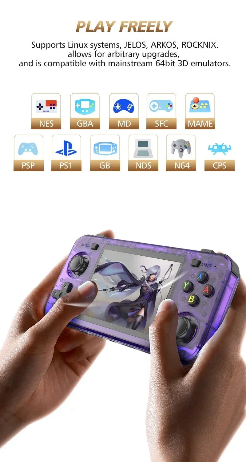 Edgesend R36H Retro Handheld Video Game Console