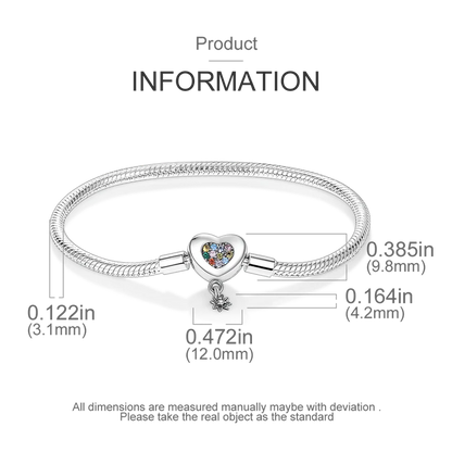 925 Sterling Silver Bracelets 17-20CM Original Leaf Clover Butterfly Heart Bracelet Fit DIY Charms Beads Fashion Women Jewelry