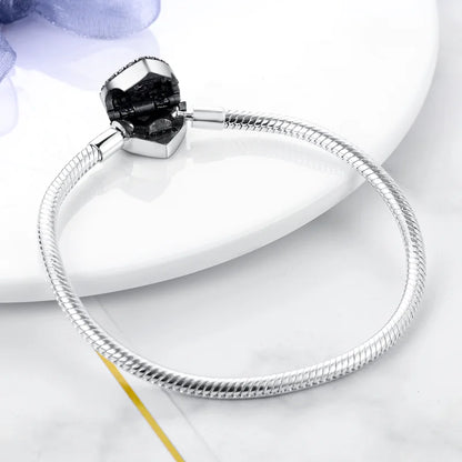 925 Sterling Silver Bracelets 17-20CM Original Leaf Clover Butterfly Heart Bracelet Fit DIY Charms Beads Fashion Women Jewelry