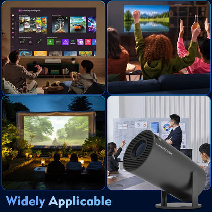Projector HY300 PRO 8K Android 14 Dual Wifi6 290ANSI 1080P 1280*720P Home Cinema Projetor
