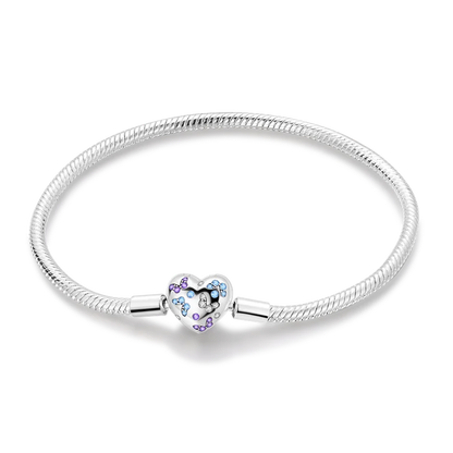 925 Sterling Silver Bracelets 17-20CM Original Leaf Clover Butterfly Heart Bracelet Fit DIY Charms Beads Fashion Women Jewelry