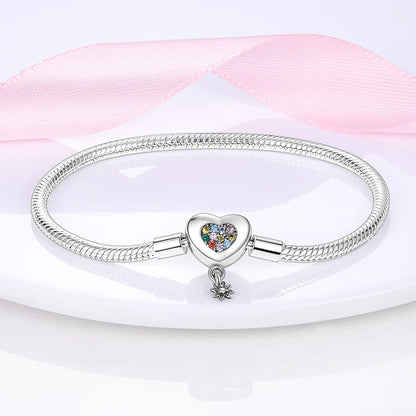925 Sterling Silver Bracelets 17-20CM Original Leaf Clover Butterfly Heart Bracelet Fit DIY Charms Beads Fashion Women Jewelry