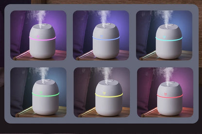 220ML big fog amount usb air humidifier Small desktop humidifier home intelligent car aromatreatment machine