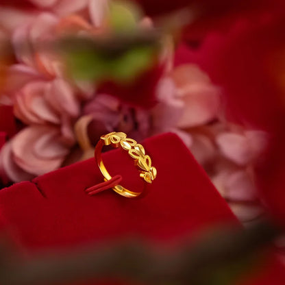 18K Gold Jewelry rings for Women  Wedding rings Bohemia Engagement Irregular Anillos Mujer18 K Gold Box