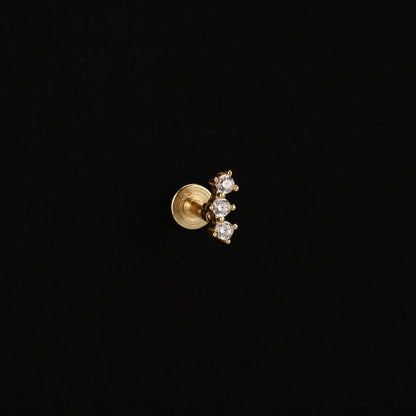 AIDE Heart Round Ball Flat Helix Piercing Earring 925 Sterling Silver Ear Studs Geometric Zircon Exquisite Trinket Studs Aretes