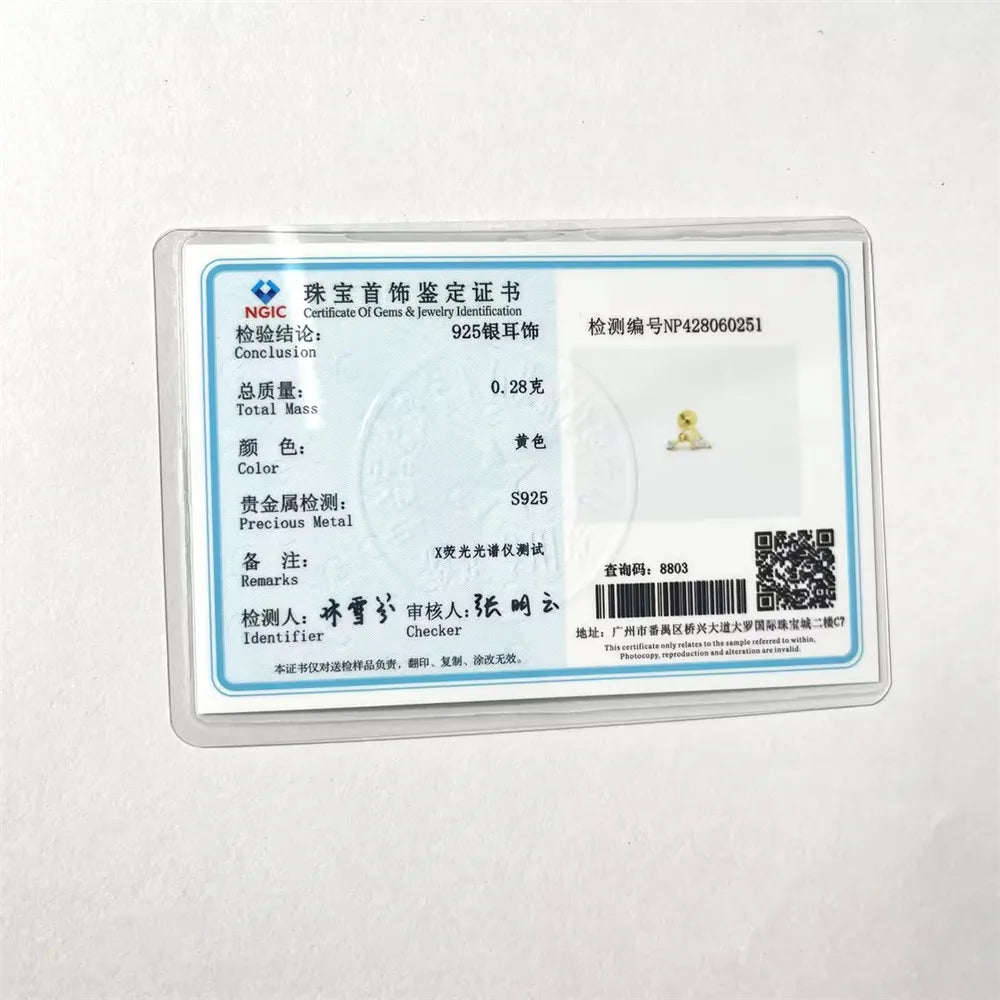 1PC Four Pointed Star Moon Tassel Lotus Cartilage Spiral Puncture 925 Sterling Silver Stud Earrings For Women