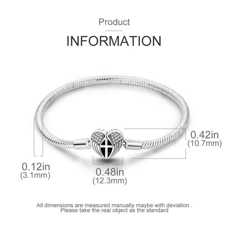 925 Sterling Silver Bracelets 17-20CM Original Leaf Clover Butterfly Heart Bracelet Fit DIY Charms Beads Fashion Women Jewelry