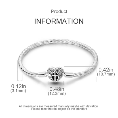 925 Sterling Silver Bracelets 17-20CM Original Leaf Clover Butterfly Heart Bracelet Fit DIY Charms Beads Fashion Women Jewelry