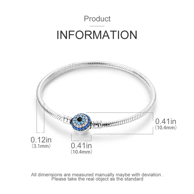 925 Sterling Silver Bracelets 17-20CM Original Leaf Clover Butterfly Heart Bracelet Fit DIY Charms Beads Fashion Women Jewelry