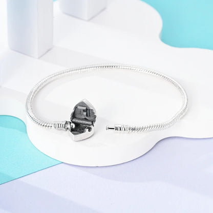 925 Sterling Silver Bracelets 17-20CM Original Leaf Clover Butterfly Heart Bracelet Fit DIY Charms Beads Fashion Women Jewelry