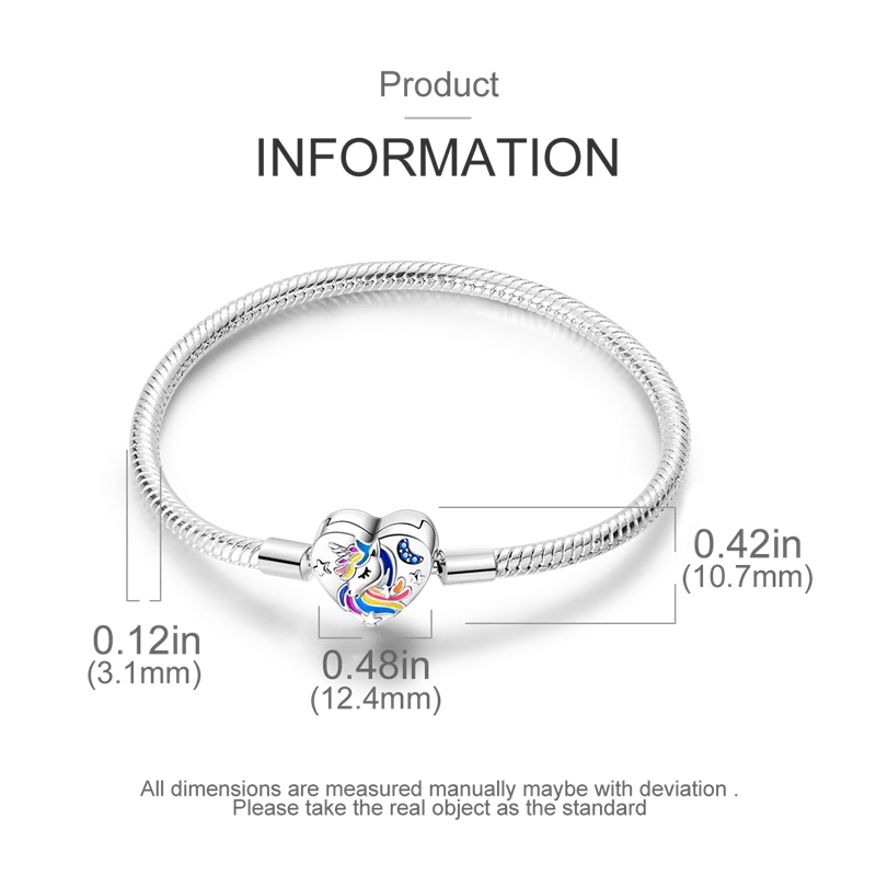 925 Sterling Silver Bracelets 17-20CM Original Leaf Clover Butterfly Heart Bracelet Fit DIY Charms Beads Fashion Women Jewelry