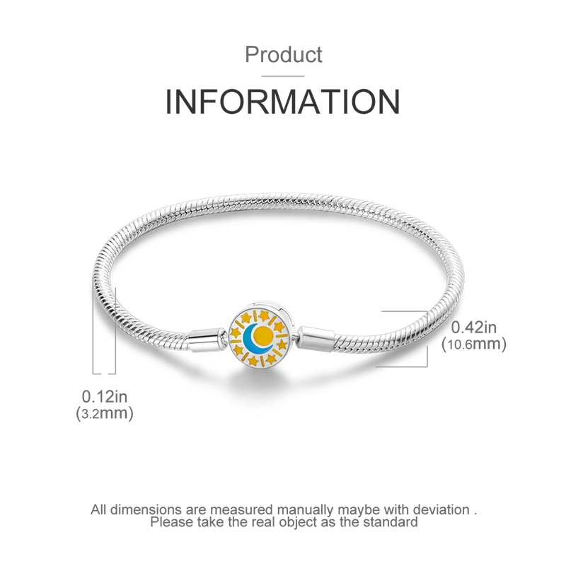 925 Sterling Silver Bracelets 17-20CM Original Leaf Clover Butterfly Heart Bracelet Fit DIY Charms Beads Fashion Women Jewelry