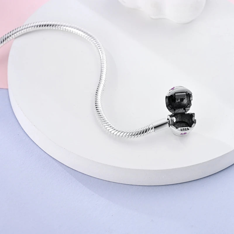 925 Sterling Silver Bracelets 17-20CM Original Leaf Clover Butterfly Heart Bracelet Fit DIY Charms Beads Fashion Women Jewelry