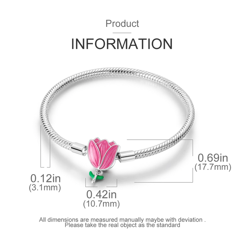 925 Sterling Silver Bracelets 17-20CM Original Leaf Clover Butterfly Heart Bracelet Fit DIY Charms Beads Fashion Women Jewelry