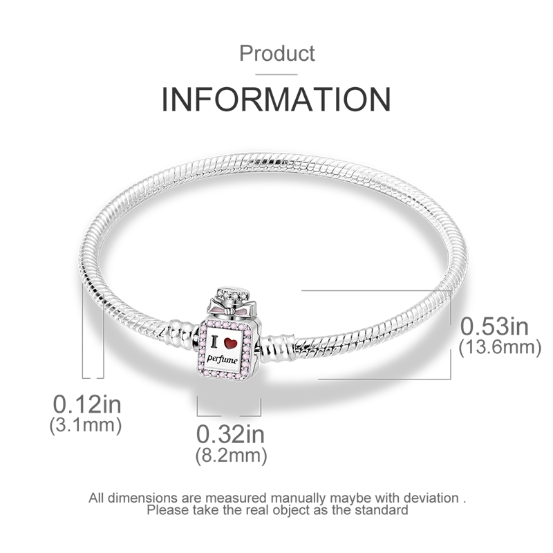 925 Sterling Silver Bracelets 17-20CM Original Leaf Clover Butterfly Heart Bracelet Fit DIY Charms Beads Fashion Women Jewelry