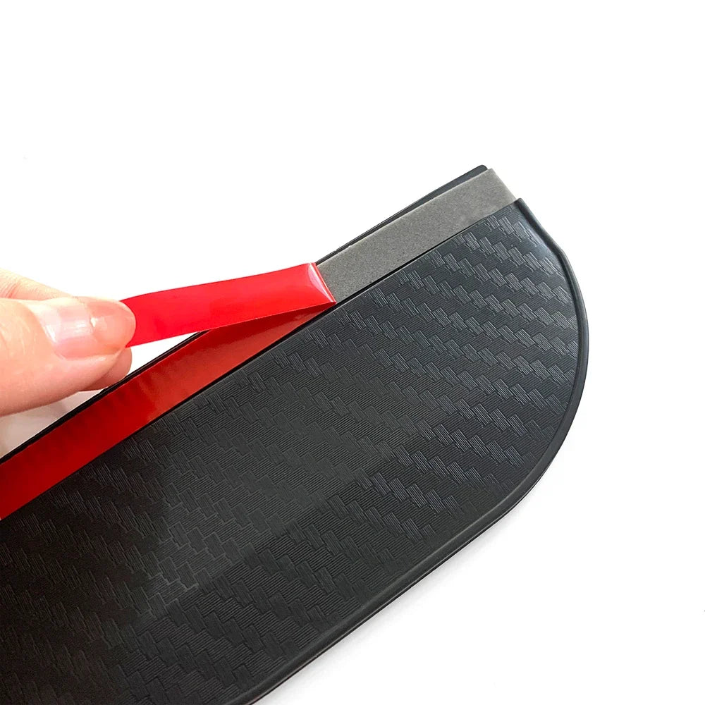 2PCS Car Rearview Mirror Rain Eyebrow Carbon Fiber Sun Visor Shade Cover Protector Clear Vision for Rain Car Mirror Accessories