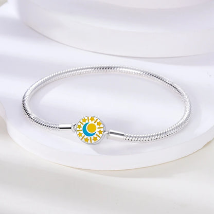 925 Sterling Silver Bracelets 17-20CM Original Leaf Clover Butterfly Heart Bracelet Fit DIY Charms Beads Fashion Women Jewelry