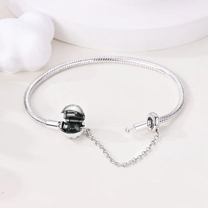 925 Sterling Silver Bracelets 17-20CM Original Leaf Clover Butterfly Heart Bracelet Fit DIY Charms Beads Fashion Women Jewelry