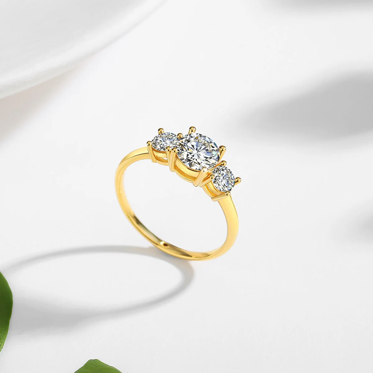 18k Gold Ring Moissanite For Women