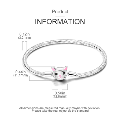 925 Sterling Silver Bracelets 17-20CM Original Leaf Clover Butterfly Heart Bracelet Fit DIY Charms Beads Fashion Women Jewelry